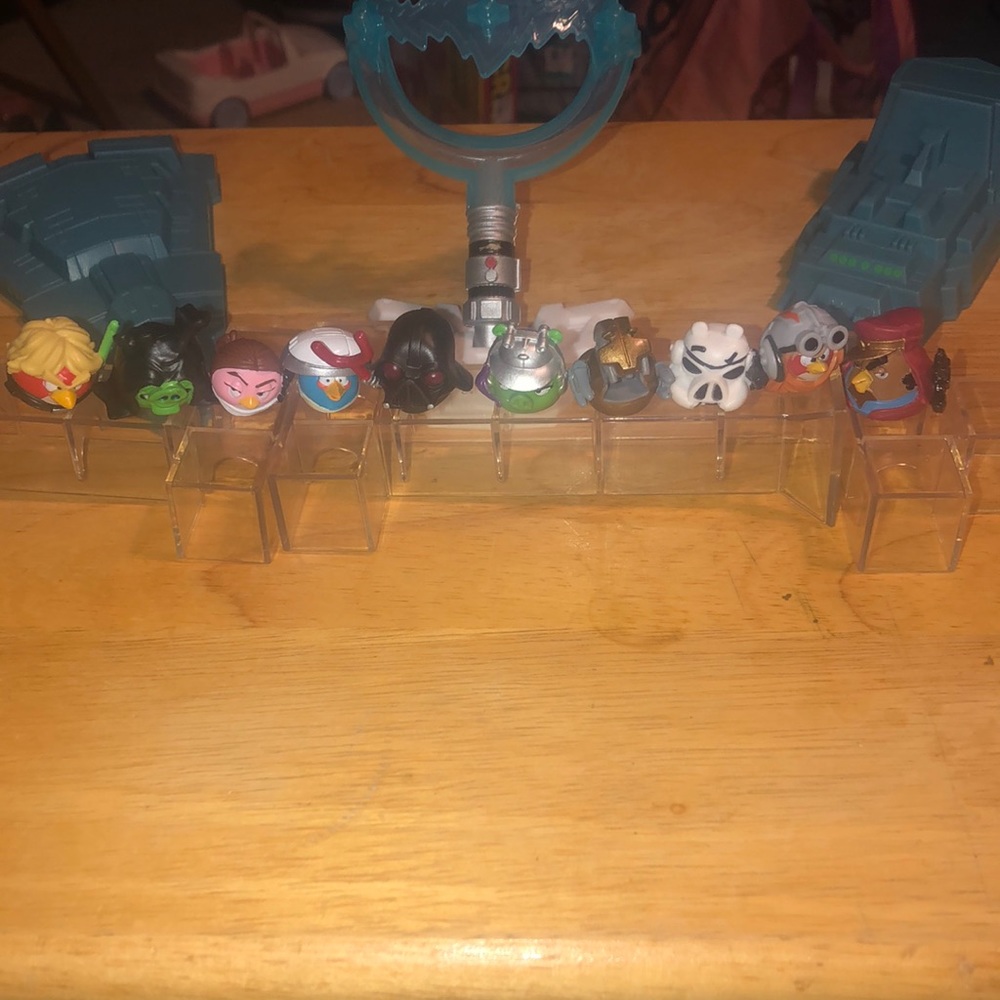 Angry Birds Star Wars Telepods and parts to the battle and attack